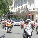 You sometimes see 3-4 people on a single bike!