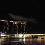 Looking across at the Marina Bay Sands