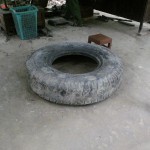 Rubber tyres...