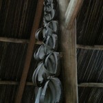 The remnants of the Rubber tyres...