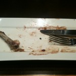 Ergh the remnants of my dish :)