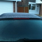 Freezing mornings - de-icying the car is good exercise first thing at least :)