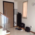 Looking back at the front door