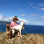 Joy and the cute dogs...