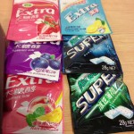 Stocking up on the gum!