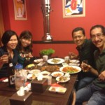The fun Korean BBQ dinner