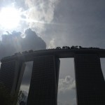 Looking back at Marina Bay Sands