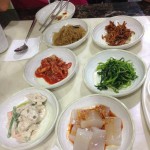 The colourful side dishes