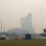 Marina Bay Sands from Marina Bay MRT