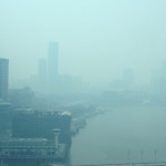 Fullerton and Merlion from MBFC Office