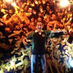 Crowd Surfing...almost!