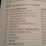 My Merchant visit list - some surprising locations