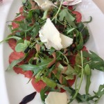 Carpaccio, Rocket and Parmesan Cheese Salad