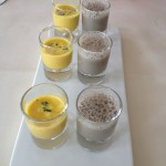 Wild Mushroom Soup and Velouté of Butternut Squash
