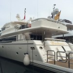 One of the yachts