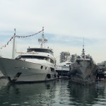 Some yachts were huge!