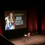 The legendary John Cleese on stage