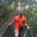 Enjoying the treetop trail