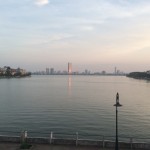 Walking Along the Lake
