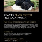 Summer Black Truffle Prosecco Brunch