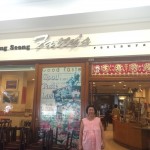 Photo of mum outside the restaurant